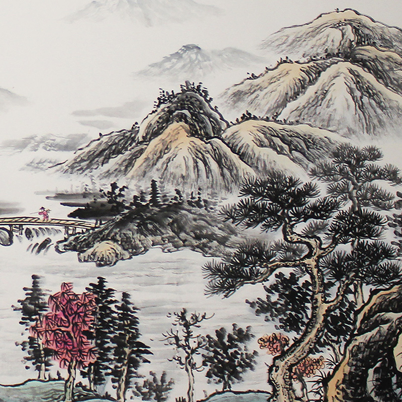 林筱之《溪山雅居》著名山水画家