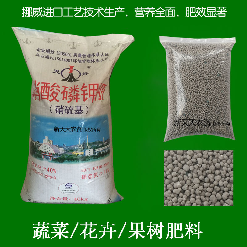 天脊硝酸磷钾肥含硝态氮硝硫基瓜果蔬菜果树微量元素通用肥料包邮