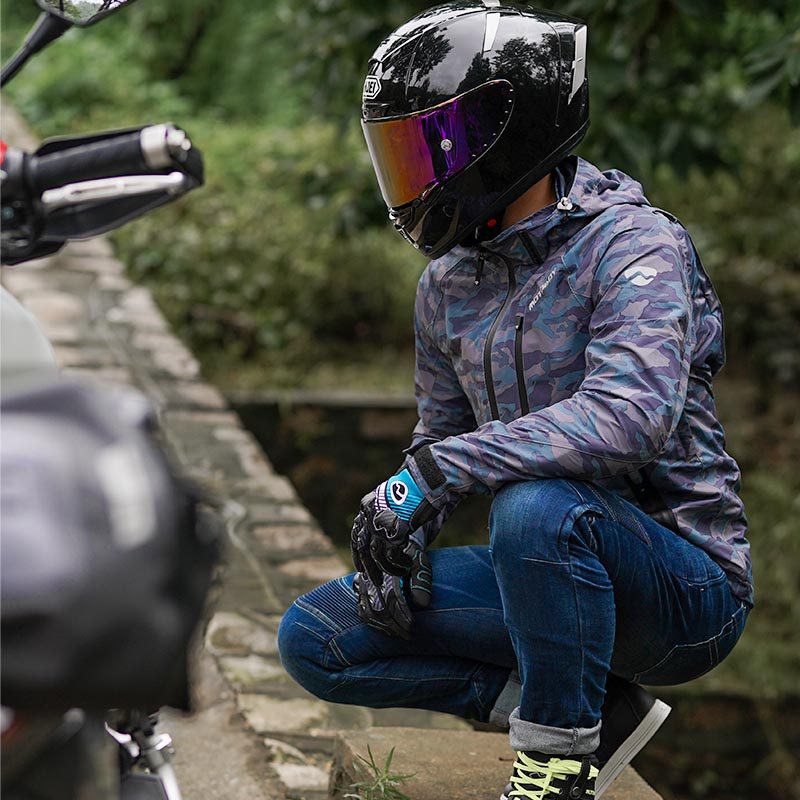 motoboy摩托车骑行服迷彩服休闲四季赛车服防摔机车骑行装备