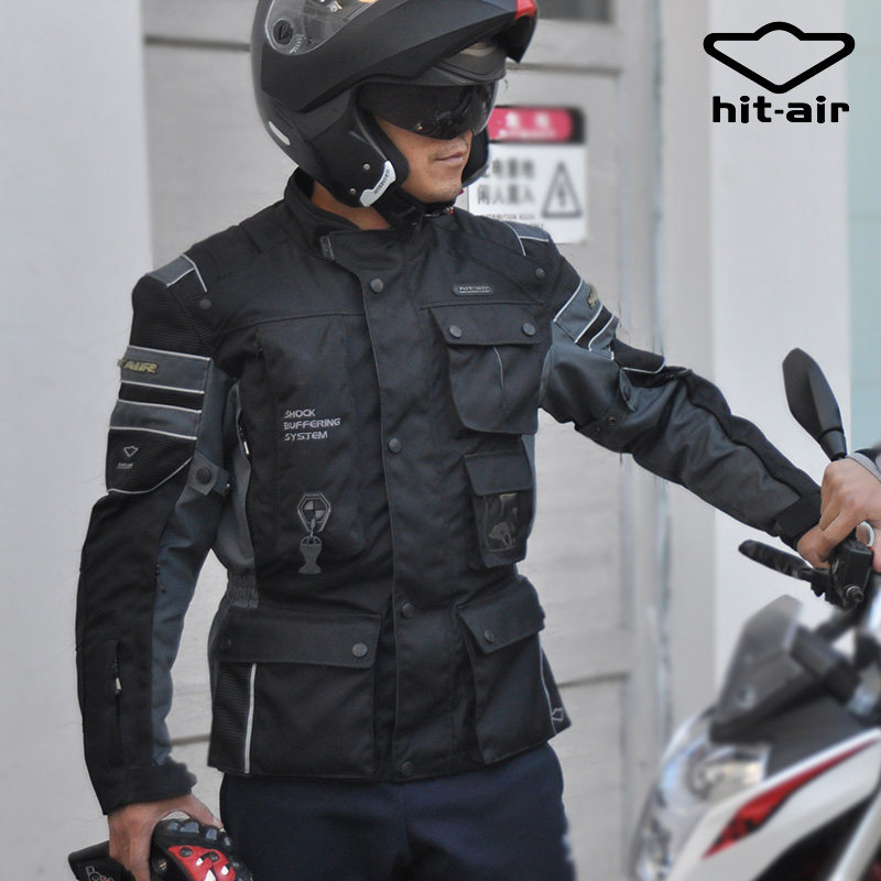 日本hit air摩托车骑行服安全气囊服机车拉力服休闲防护夹克服