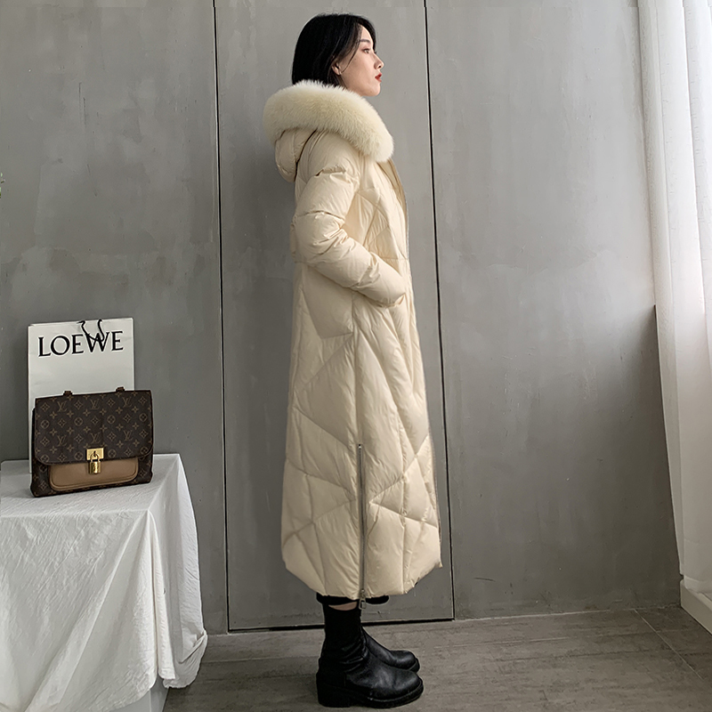 反季节羽绒服女中长款2020年新款狐狸大毛领90白鸭绒冬装特卖清仓在类目 女装/女士精品, 羽绒服中 - 来自Buy2taobao.com提供专业的淘宝代购服务