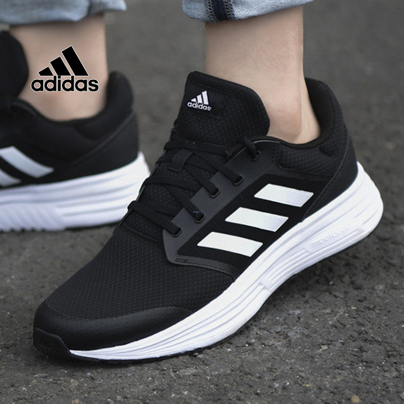 adidas阿迪鞋子男阿迪达斯男鞋夏季新款黑色运动鞋透气网面跑步鞋