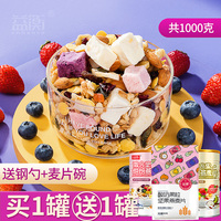 益衡混合坚果水果燕麦片早餐即食冲饮酸奶果粒谷物脆速食代餐食品