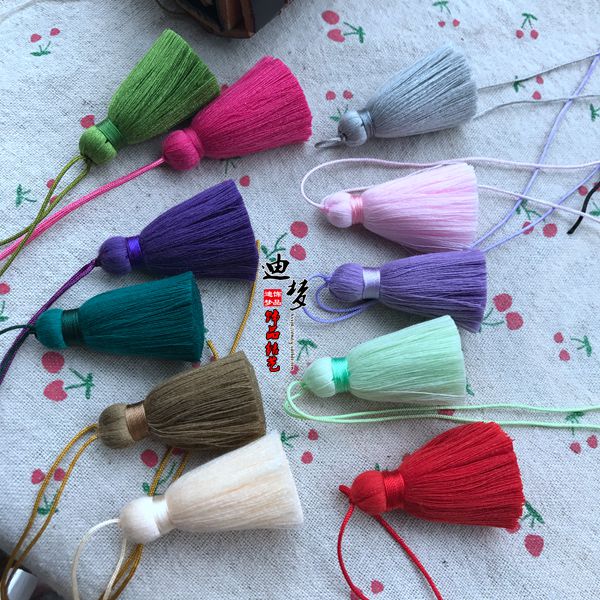 DIY饰品配件/中国结棉线短胖款流苏 多色钥匙扣手链吊穗流苏穗子|ruв категории Украшения,ювелирные изделия, Diy аксессуары, канат - от Buy2taobao.com для оказания профессиональной услуги покупки агента Taobao