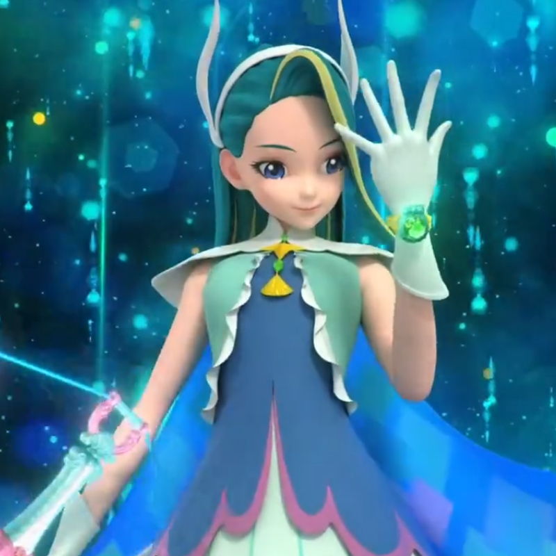 娜希雅冰蓝星箭套装玩具巴拉拉小魔仙公主棒海萤魔法剑掌上海萤堡