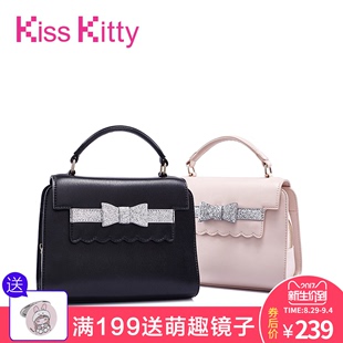 愛馬仕斜挎包價格epsom Kiss Kitty女包2020新款日韓風格手提包可愛蝴蝶結斜挎包時尚方包 愛馬仕斜挎包