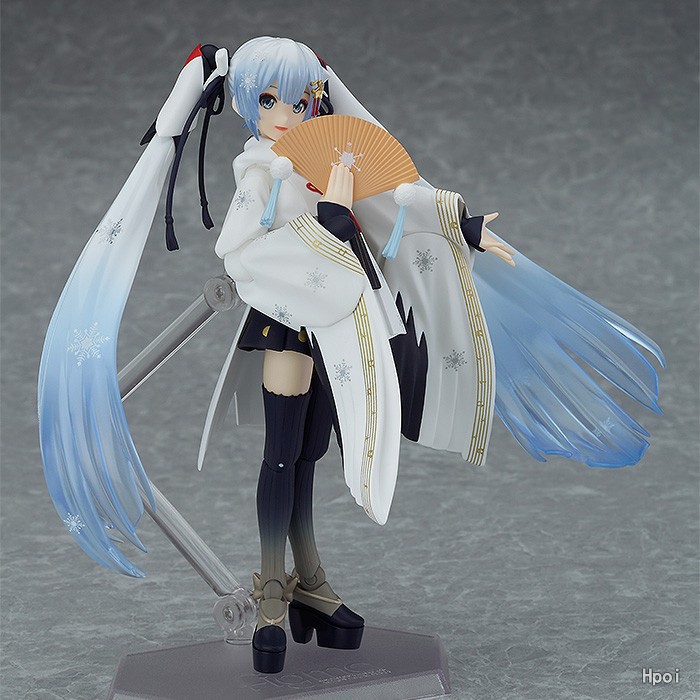 雪初音 Figma 丹顶鹤 雪初音 仙鹤 巫女小仙女小姐姐日漫歌姬手办