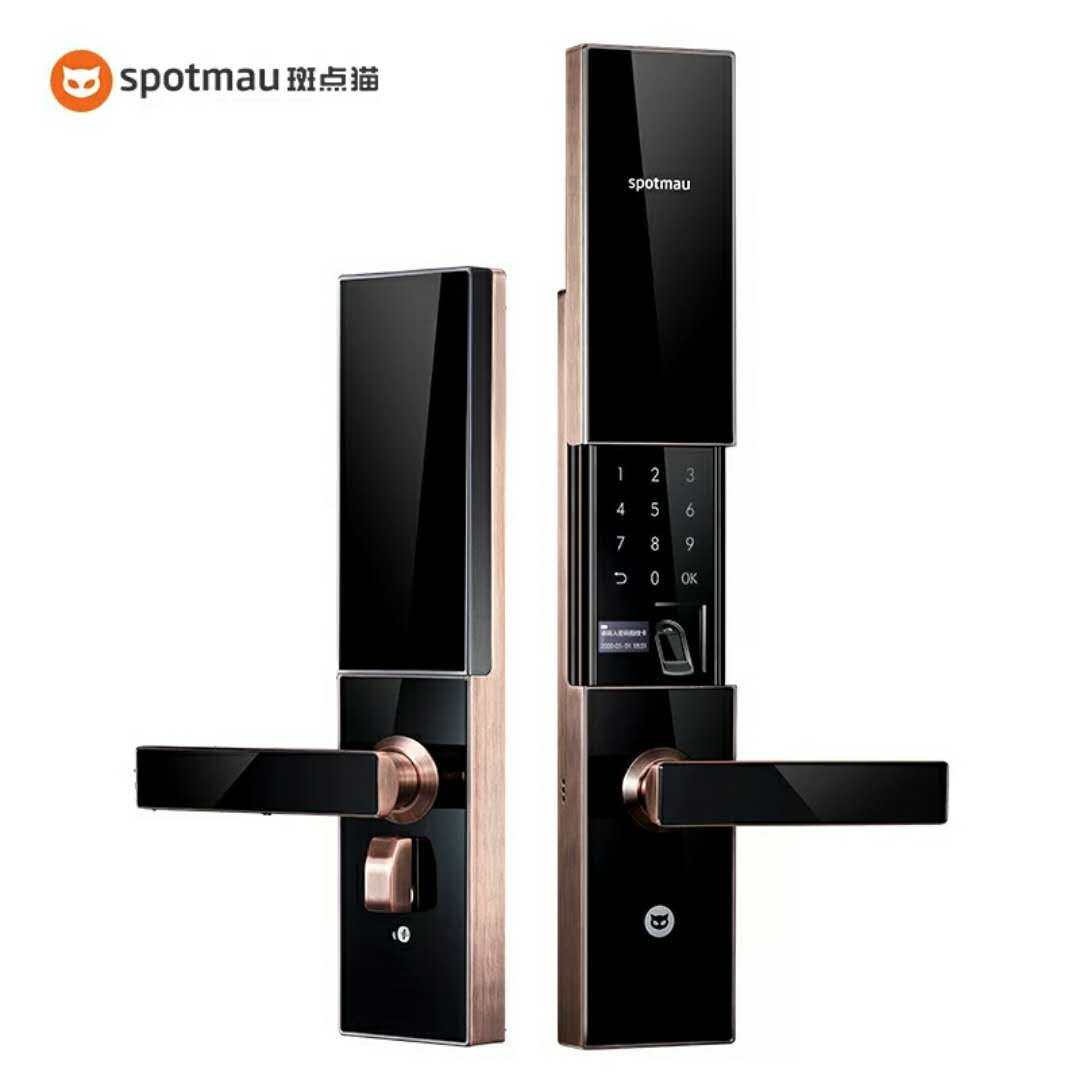 斑点猫物联网智能锁家用指纹锁防盗门电子锁指纹密码锁