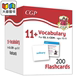 预售 英国CGP原版 11+ Vocabulary Flashcards - Ages 10-1111+ 词汇抽认卡 - 10-11 岁