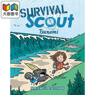 生存探测 海啸 Survival Scout Tsunami 英文原版 儿童科普绘本 自然科学读物 知识百科图画书 进口图书 8岁以上 大音