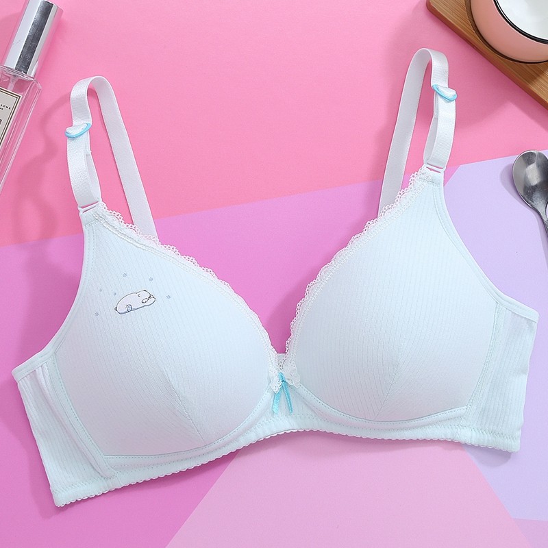 学生文胸少女1415初中1617岁高中生发育期内衣薄款无钢圈小胸罩