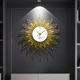 个性创意钟表客厅电视墙上挂钟现代轻奢高端家用时尚挂墙装饰时钟