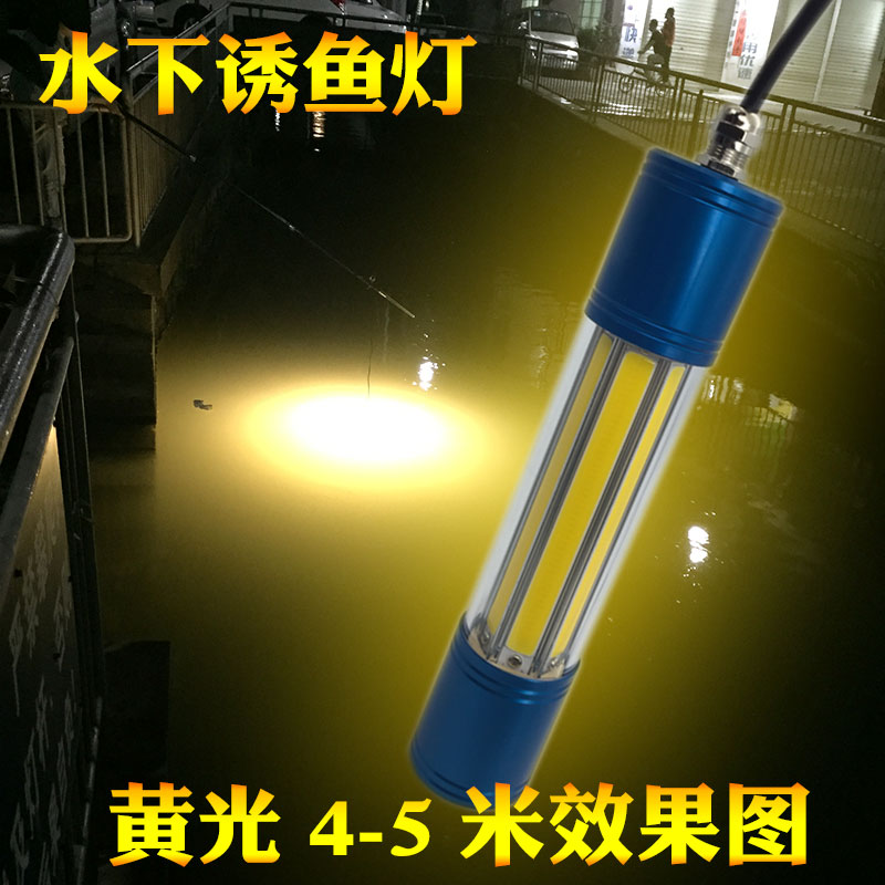 正福凯钓鱼灯12v下水灯LED强光防水大功率集鱼夜钓水下冰钓诱鱼灯