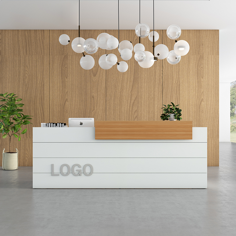 圣奥sunon 迎宾前台接待台简约现代展示台收银台吧台咨询台服务台