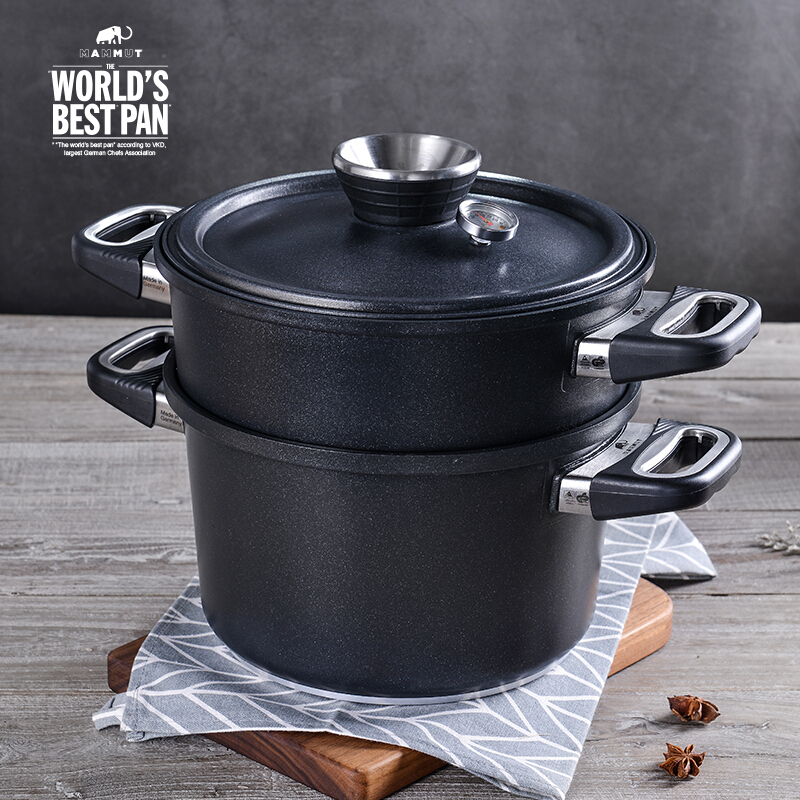 Mammut Germany Imported steamer Cooking pot Stew pot non-stick cookware Soup pot Steamers double-deckin the Kitchen/Cooking utensils , Cooking utensils , Cookware/Pot/Kettle , Steamer category - from Buy2taobao.com to provide professional Taobao agent buy service