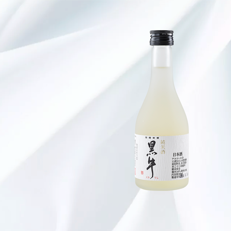 黑牛纯米吟酿 日本原装进口 清酒 纯米酒300ml 低度酒 洋酒 瓶装