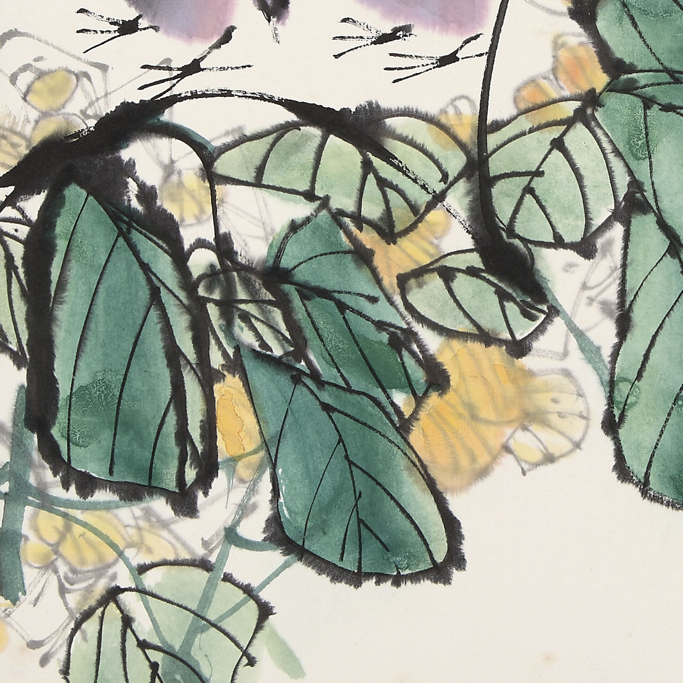 万利明《雎鸠系列一》四川省美术家协会会员