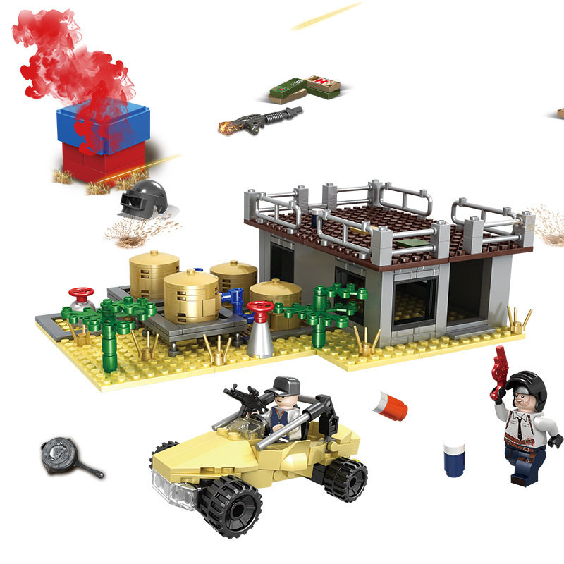 乐高积木绝地求生小人吃鸡和平军事人仔精英儿童拼装男孩益智玩具