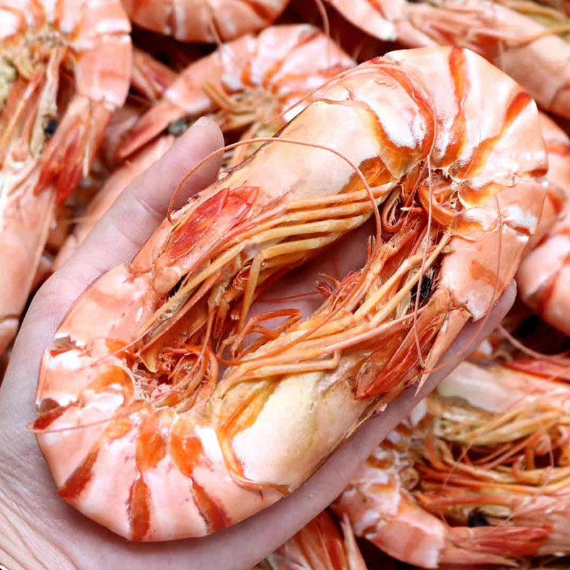 斑节虾干大九节虾干东山海鲜干货即食500g特大碳烤大虾干一斤30对