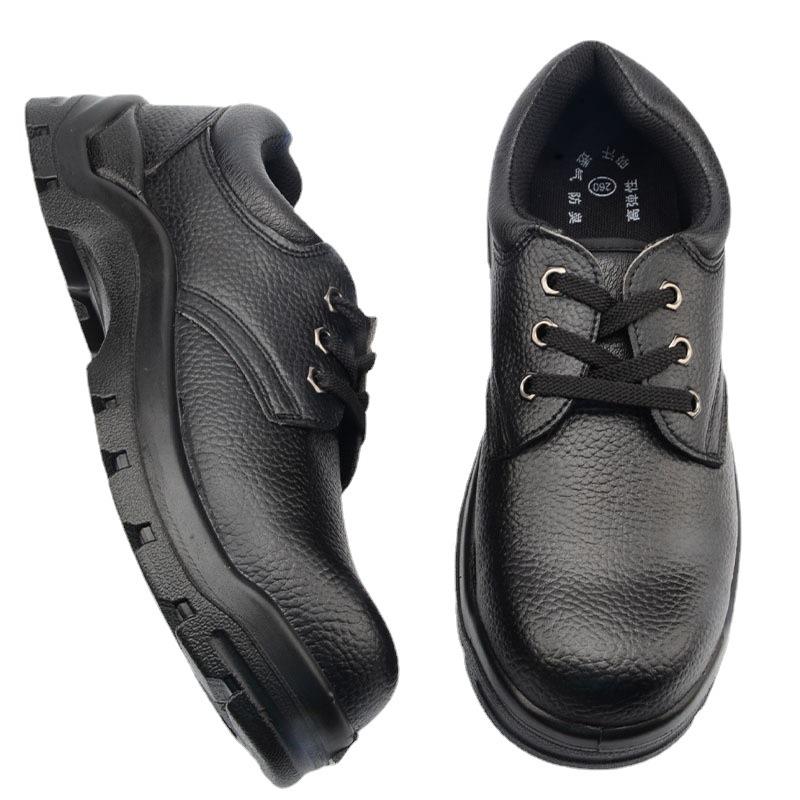 钢头夏季头层牛皮劳保鞋刺穿工地工作鞋绝缘鞋子男士皮鞋批发男女