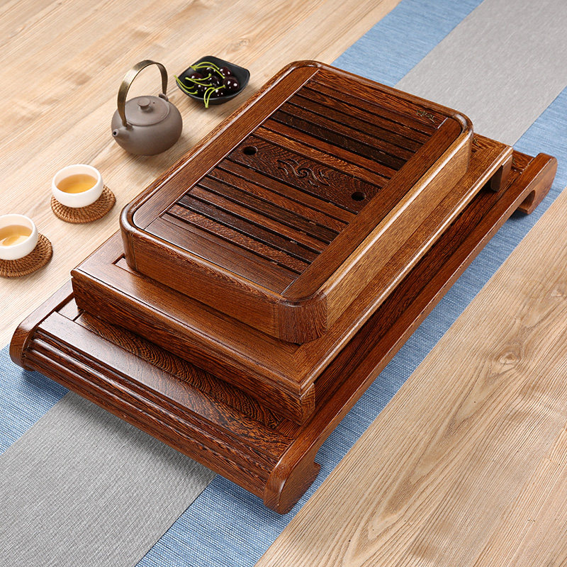 花梨木茶海储水排水小号迷你家用