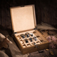 夭桃（饰品）榆木纯实木质手表盒15表位机械表珠宝收纳收藏盒带锁
