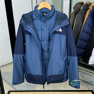 23秋冬新款TheNorthFace北面男户外GTX防水羽绒三合一冲锋衣83RR