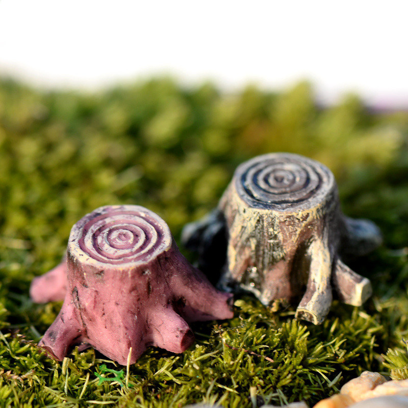 微景观小树桩树墩创意工艺摆件苔藓微景观生态瓶装饰园艺摄影道具