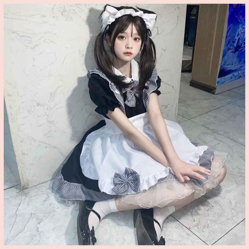 做你的猫野女仆装cos可爱女佣女装大佬lolita连衣裙洛丽塔cosplay