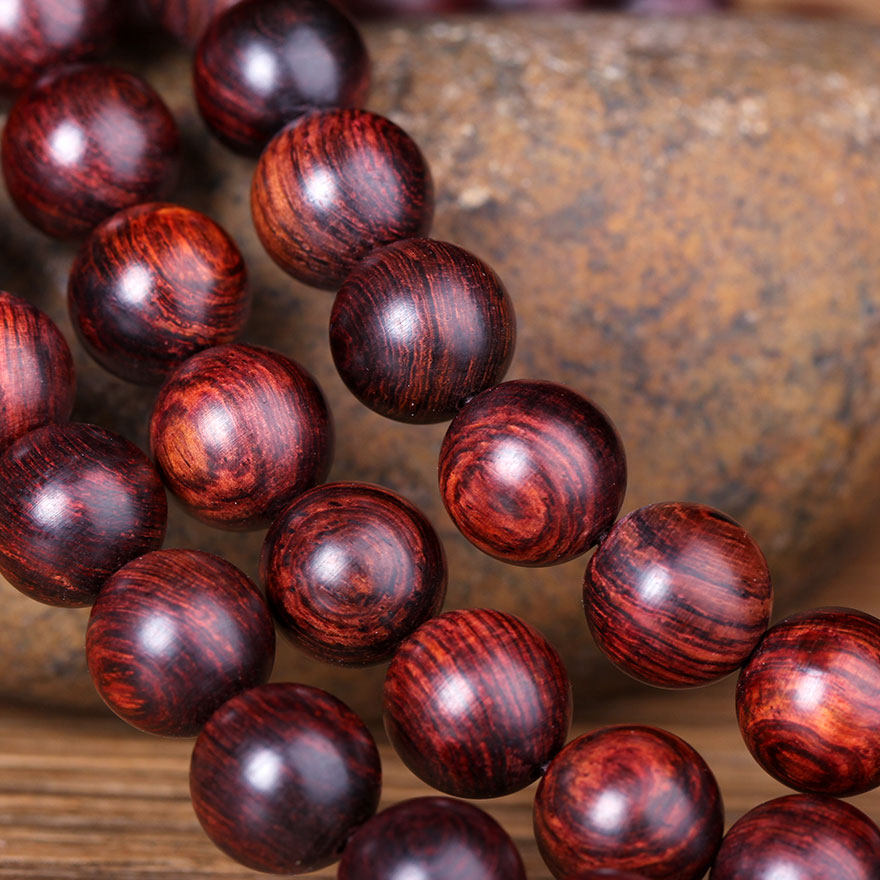 【即拍即得】降香黄檀 黄花梨10mm/108颗手链 收藏珍品