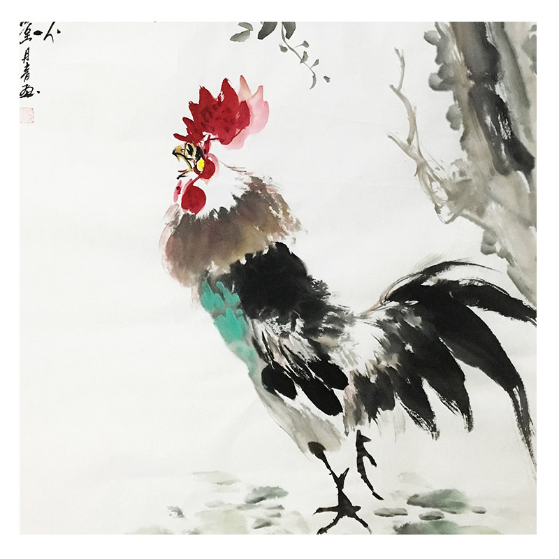 周丹青《多子多福》烟山画院画师