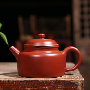 紫砂壶宜兴全纯手工茶壶名家功夫茶具家用原矿朱泥大红袍德钟壶