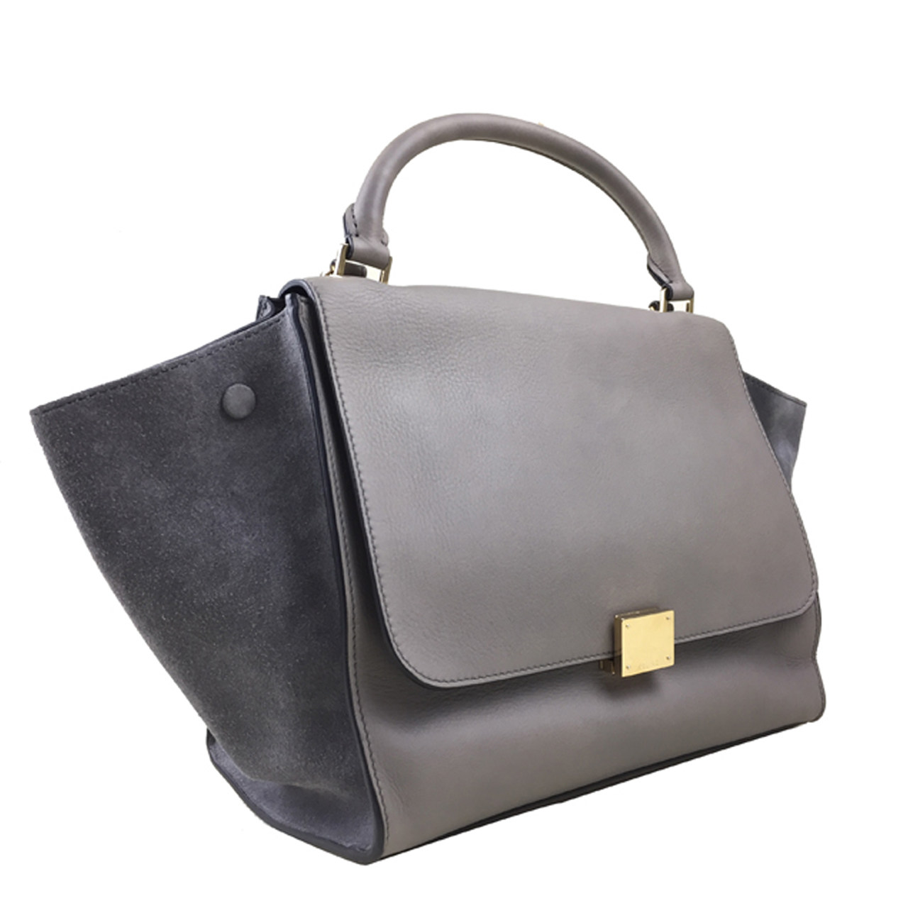 [9.5新]思琳celine 女士拼色拼皮款秋千包