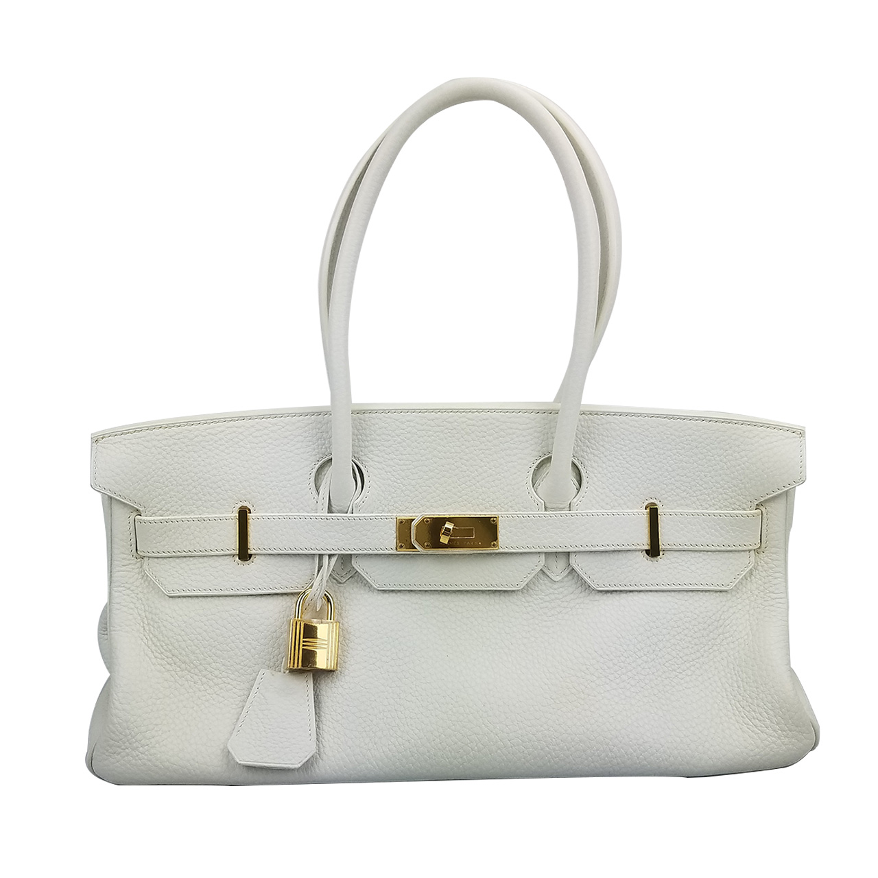 [9.8新]爱马仕hermes女士白色手提包n刻170817031