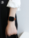 适用于apple watch6表带iwatch987654321代se真皮质表带苹果手表时尚细表带复古简约潮38/42/44/40mm