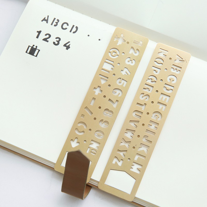 Retro brass multi-function bookmark Drawing feet Template foot Drafting Alphanumeric Metal PDA Graffitiin the Electronic Dictionary/Electronic paper book/Stationery , Drawing measurement products , Various types of foot/Triangle category - from Buy2taobao.com to provide professional Taobao agent buy service