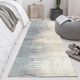 床边毯轻奢抽象ins风卧室长条地毯创意北欧免洗异形茶几地垫定制