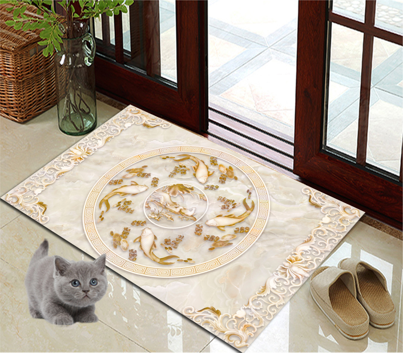 包邮进门脚垫欧式钢化玻璃门厅免洗地垫入户门垫家用脚垫