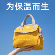 Insulation bag lunch box handbag bento with rice aluminum foil thickened hand bag office workers go out mummy meal bag