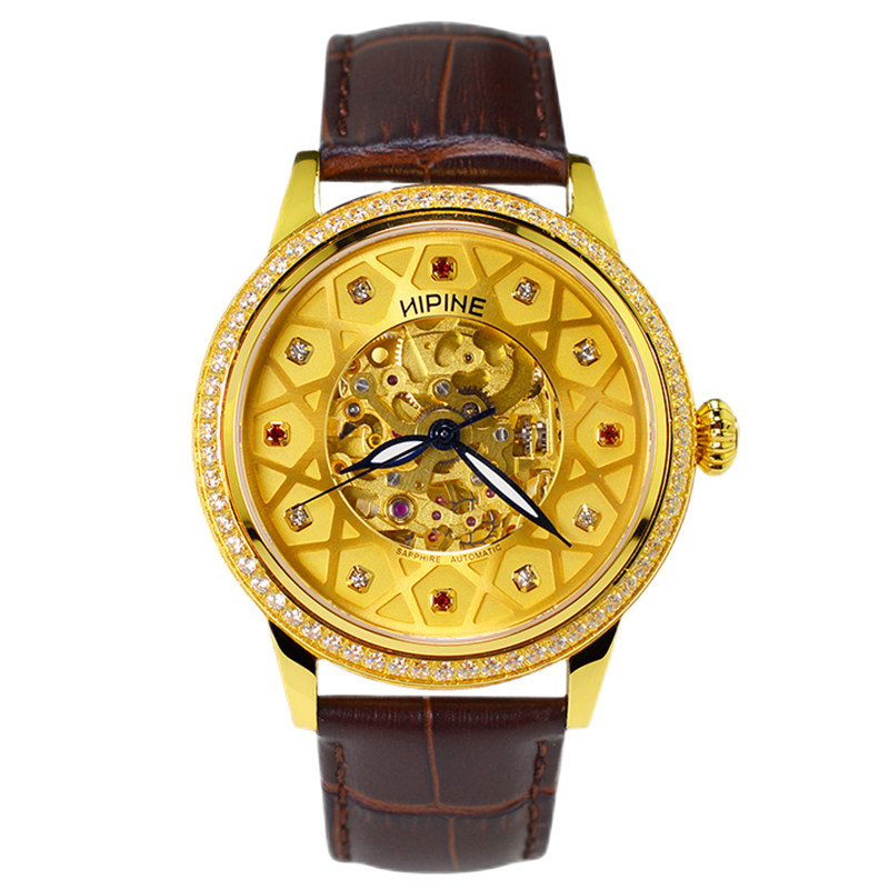 西普尼金表男款纯金999男足金表 券后10200元包邮