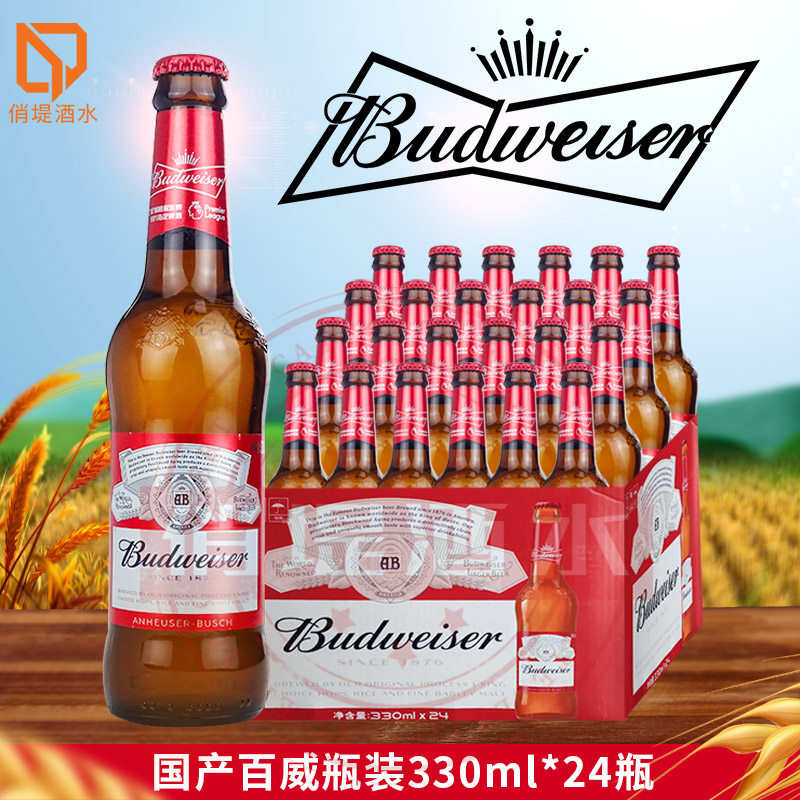 一折百威啤酒小瓶