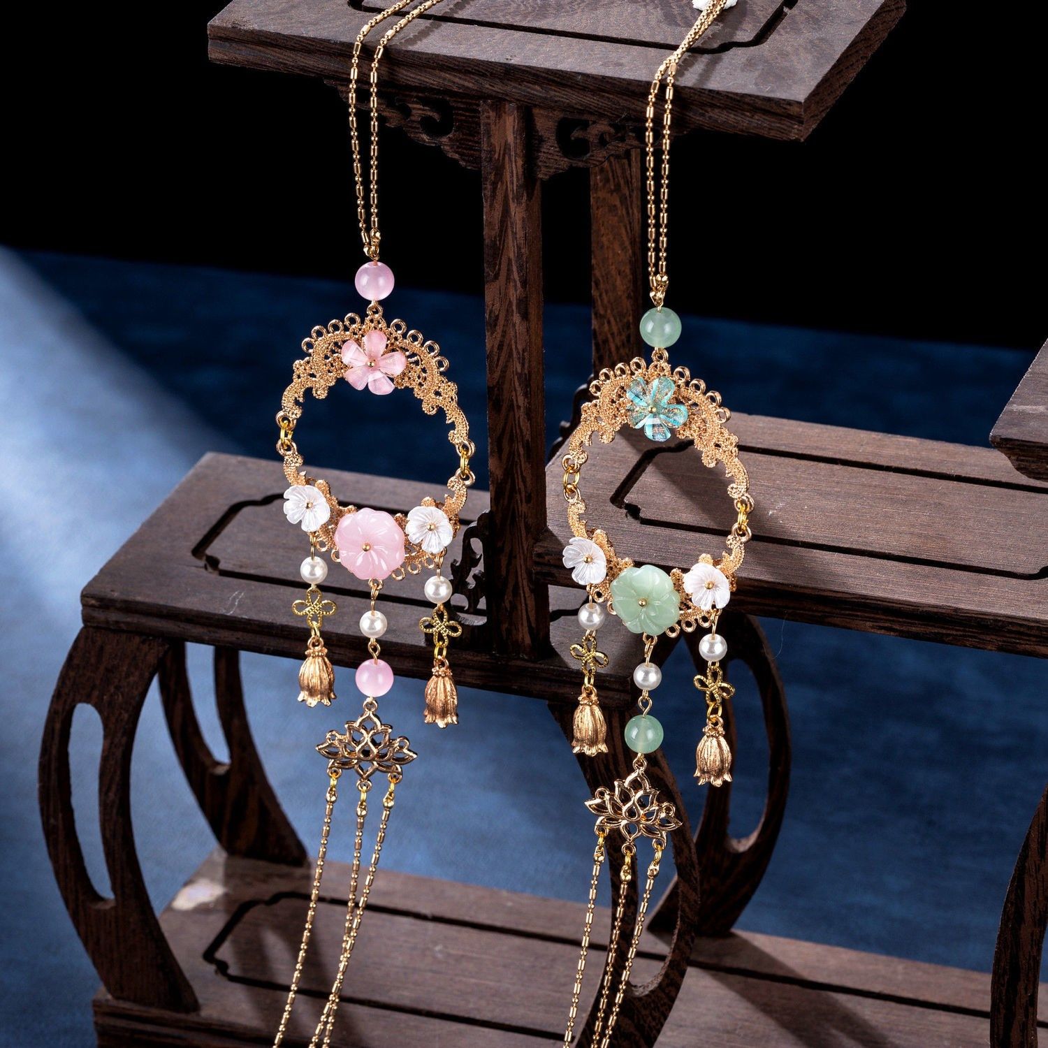 原创古风手工禁步汉服压裙坠腰间配饰长流苏吊坠挂件成品襦裙压襟