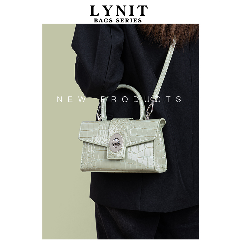 LYNIT 鳄鱼纹小方包2024新