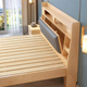 实木床1 8米1 5米单双人床现代简约主卧宾馆出租房专用新中式婚床