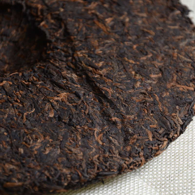 【7片拍】郎河 2007年勐海老茶坊 普洱茶熟茶 357g/片