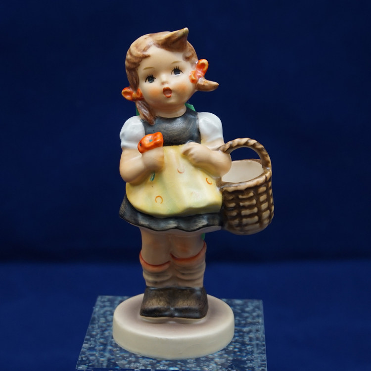 西洋古董收藏 德国goebel手工制作陶瓷喜姆娃娃 可爱人偶装饰摆件