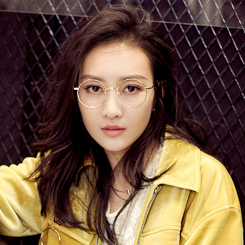 现售哆哪王鸥同款几何女时尚可配眼镜架