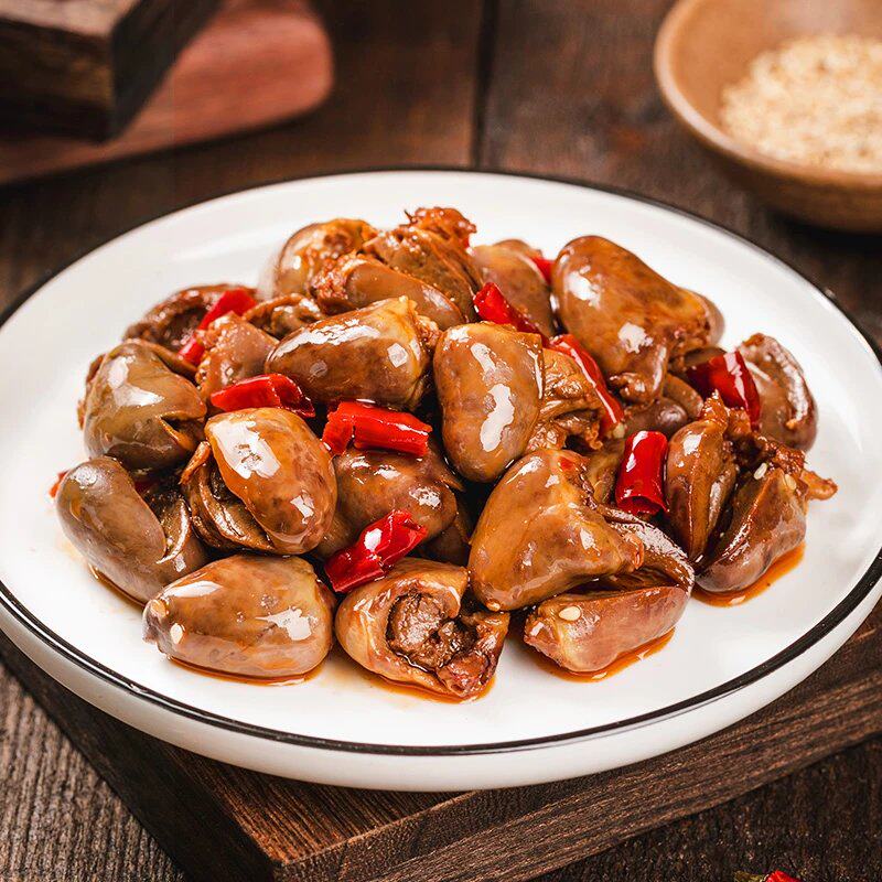 一番滋味手工现做香辣鸭心100g四川特产鸭肉零食办公室美食