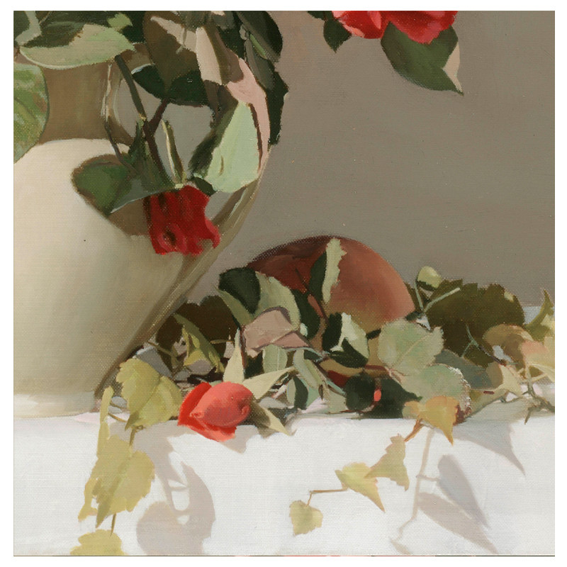 赵国生《花香四季》数码微喷《油画布面版画 》 职业画家