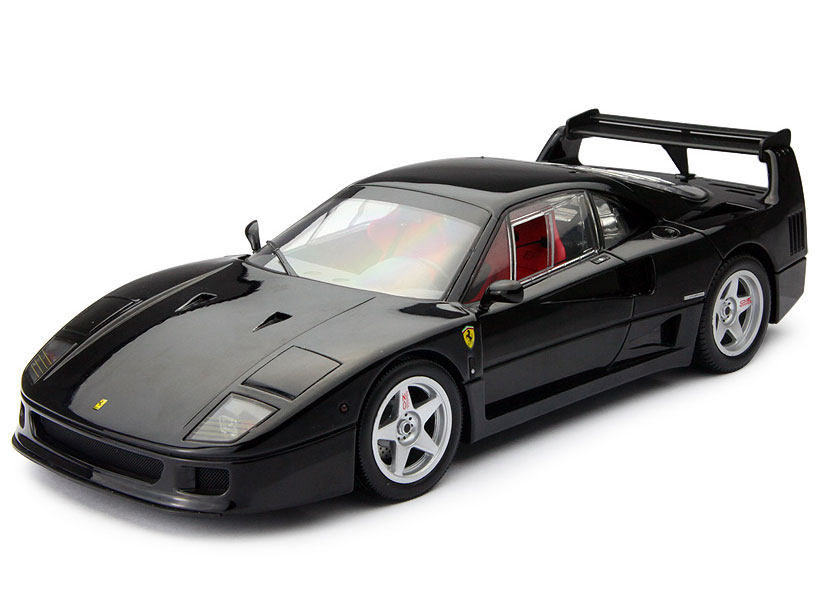 京商法拉利f40轻量勒芒尾翼合金汽车模型车模